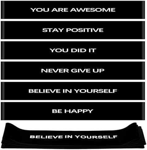 Libima 12 Pcs Classroom Chair Bands for Kids with Fidgety Feet Inspirational Stretchy Resistance Fidget Chair Bands with Sensory Needs Flexible Seating for School Students(Black,1.1mm)
