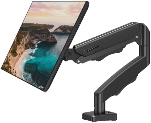 Single Monitor Mount Arm Fits up to 32 ", Holds 4.4-19.8lbs
