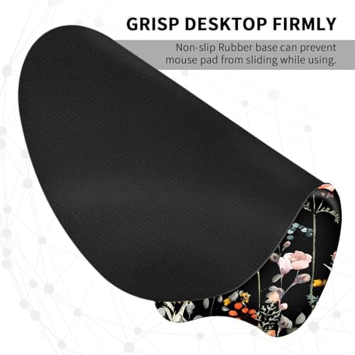 EooCoo Ergonomic Mouse Pad with Wrist Rest, Memory Foam Support Mousepad