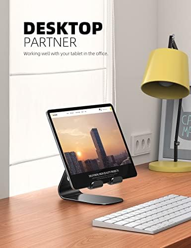 Lamicall iPad Stand Adjustable Tablet Holder, Sturdy Aluminum, Multi-Angle
