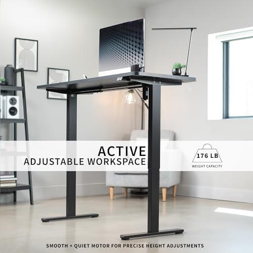 VIVO Rustic Vintage Brown 71 x 30 in Standing Desk, DESK-KIT-0B7N