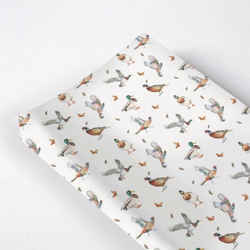 Ducks Birds Animals Butterflies Leaves Baby Changing Pad Cover, Unisex Duck Nursery Diaper Changing Table Pad Mat Sheet for Boys Girls-16x32