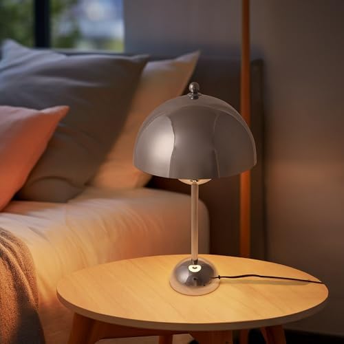 COSYLUX Creative Mid-Century Modern Bud Table Lamp for Home&Office, Chrome