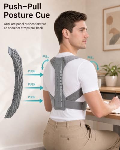 OFIR Men's After-Work Reading Posture Corrector, Upper Back Trainer