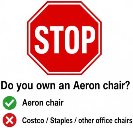 Headrest Attachment Compatible with Herman Miller Aeron Fully Adjustable Height & Tilt, Removable Coat Hanger Available Color for Classic.
