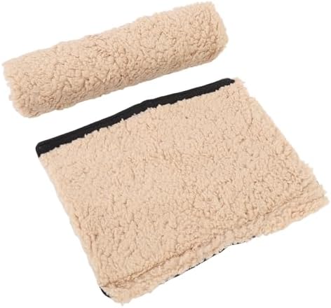 Premium Sheepskin Chair Armrest Pad, Fleece Armrest Cushion for Chairs, Enhanced Comfort and Skin Protection, Armrest Protector for Home or Office Use, Fits Most Chairs