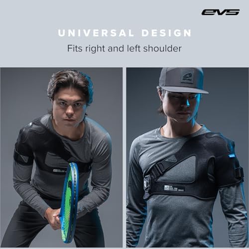 EVS SB03 Pro Shoulder Brace Men, Superior Compression, Adjustable, Black, L