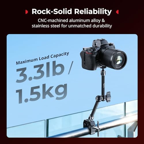 SmallRig Magic Arm Clamp, Phone Mount for Magsafe & Magnetic Adapter Ring