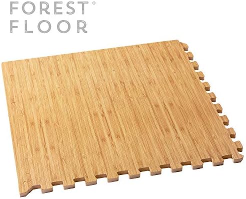 Forest Floor Farmhouse 3/8 Inch Thick Printed Foam Tiles, Premium Wood Grain Interlocking Foam Floor Mats, Anti-Fatigue Flooring – Stylish Flooring Solution