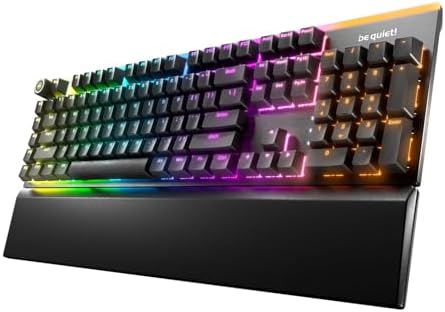 be quiet! Light Mount Tactile, Gaming Keyboard, Mechanical Silent Switches