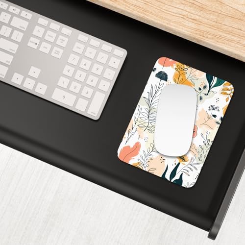 Small Mouse Pad, Mini Mouse Pad 6 x 8 Inch, Thick Rubber Waterproof Mouse Mat, Cute Mousepad for Women Men Wireless Mouse Laptops Home Office, Artistic Style Patterns