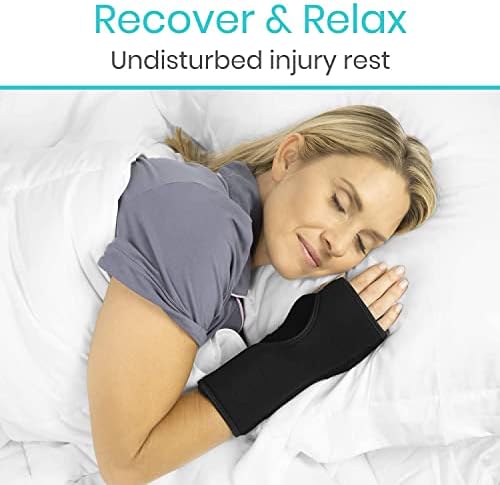 Vive Night Wrist Splint Brace - Left, Right Hand Sleep Support Wrap