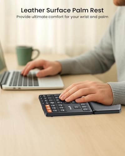 ProtoArc EK04 N Ergonomic Number Pad and EM01 NL Trackball Mouse