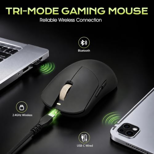 VGN F2 Pro Max Gaming Mouse Wireless with PAW3395 26K Optical Sensor