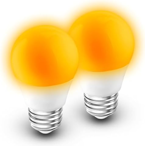 Amber Sleep Light Bulbs, Warm Night Light Bulb 1800K, Orange Light Bulbs
