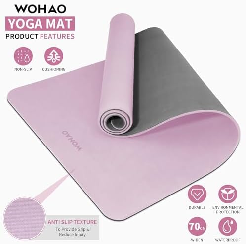 8mm Thick Yoga Mat Non Slip for Women Men