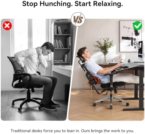 Newtral Smart Motorized Tilt Desk + Ergonomic Office Chair Bundle