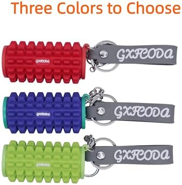 Mini Foam Roller Keychain, Gym Bag Charm and Fidget Toy