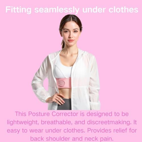 Back Brace Posture Corrector for Women - Upper Back Under Clothes Invisible