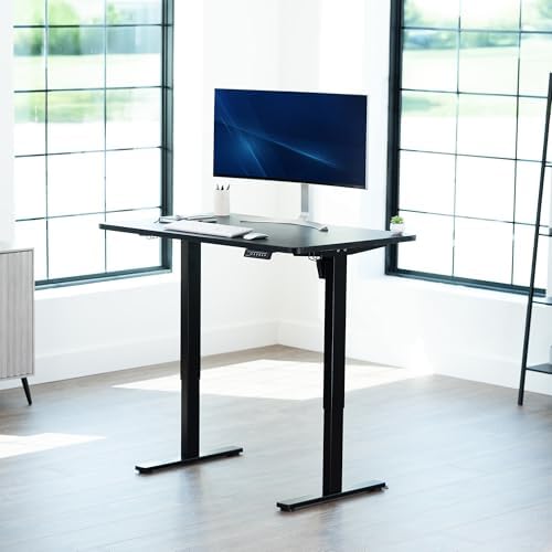 VIVO Black 48 x 30 in Standing Desk, DESK-KIT-1B5B