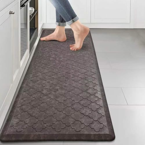 HEBE Anti Fatigue Kitchen Mats for Floor 20"x60", Cushioned Standing Mat