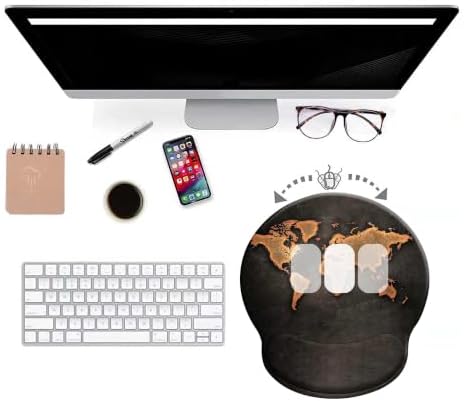 Mouse Pads for Desk, Ergonomic Mouse Pad with Wrist Rest Gaming Mousepad