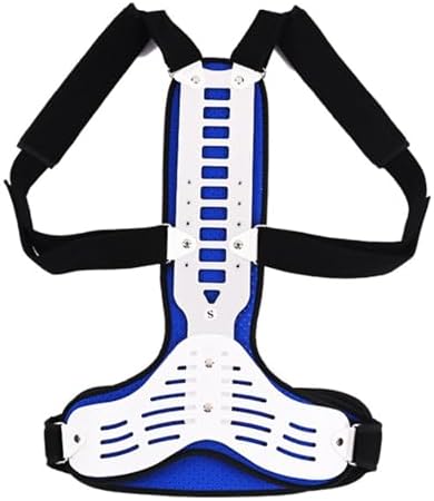 SFKLYU Kyphosis Corrector Brace Adjustable Back Posture Corrector Upper Back Support for Men Women for Hunched Back, Kyphosis and Vertebral Compression,L