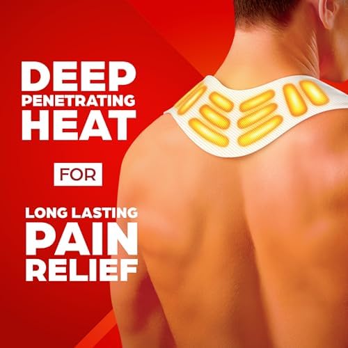 ThermaCare Heat Wraps for Neck & Shoulder Pain Relief, 11 Count