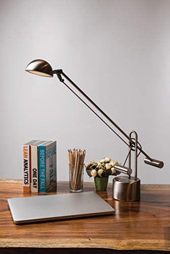 Lite Source LS-306PS Halotech 29-Inch 8W LED Desk Lamp, Polished Steel , Silver, 25x28x4.5