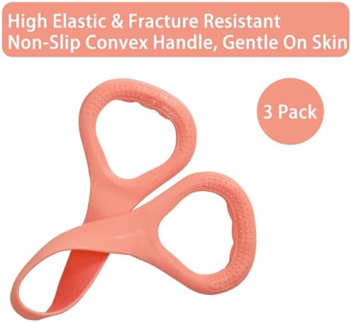 Figure 8 Resistance Bands with Non-Slip Handles for Arm Back & Shoulder 3PC