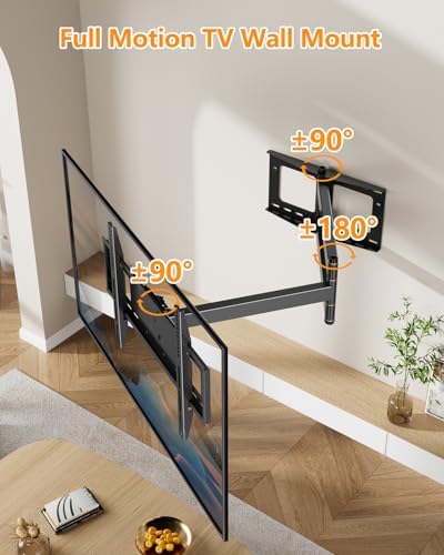 FORGING MOUNT Long Arm Full Motion TV Wall Mount for 42-80 Inch TVs