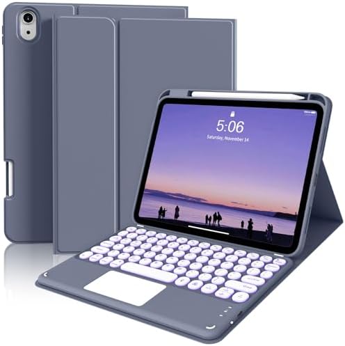 JKSML for iPad(A16) 11th/10th Generation Case with Keyboard,Backlight