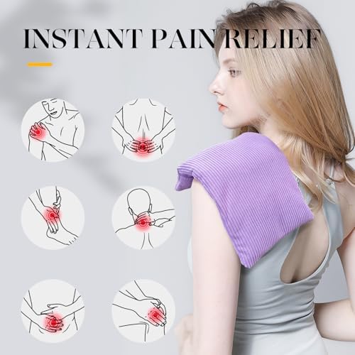 Microwavable Heating Pads with Washable Cover Flaxseed Microwave Heat Pack