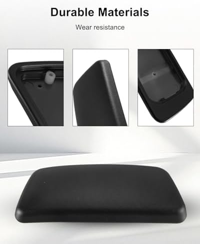 Chair Armrest Pads Fit for Haworth Zody Office Chair, Black