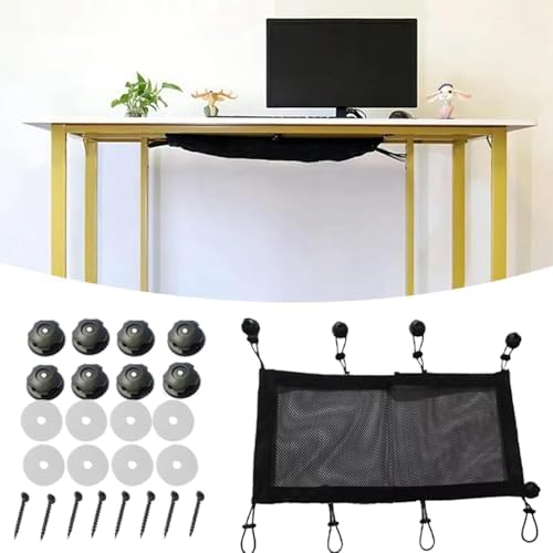 Cable Management Net Versatile Cord Tray Wire Storage Organization