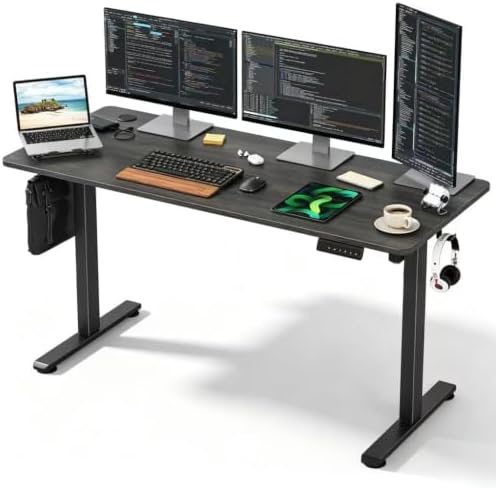 56"x24" Electric Standing Desk, Height Adjustable Desk