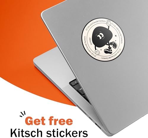 GREEDY FARMERS Mouse pad, Non-Slip Washable Waterproof Computer Mouse pad (Black)