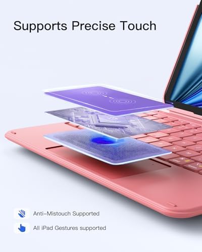 Inateck for iPad (A16) 11th/10th Gen Case with Keyboard, Ultralight 450g