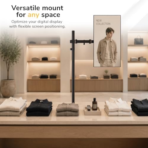 Mount-It! Extra Tall Monitor Arm, 39" Pole, Fits 17-35" Screens