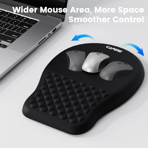 Ergonomic Mouse Pad with Wrist Reat, Memory Foam Support Mousepad