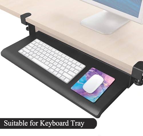 Small Mouse Pad, Mini Mouse Pad 6 X 8 Inch with Non-Slip Rubber Base for Keyboard Tray Laptops Wireless Mouse Home Office Travel, Washable & Portable (Marble Purple Blue)