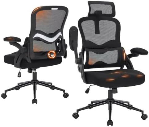 Ergonomic Office Chair 400 lbs Mesh Desk Chair with Headrest