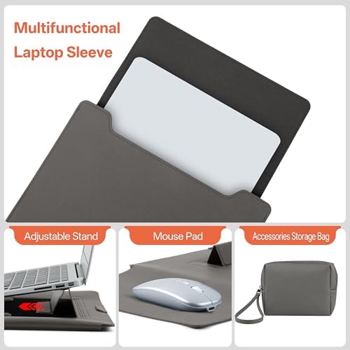 13-14 Inch Protective Laptop Sleeve with Stand, for MacBook Pro/MacBook Air