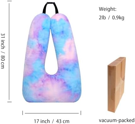 Atablyn Children Travel Pillow Car Pillow Removable U-Shaped Pillow for Adults to Support Head and Body in The Back Seat of Long Car Trips