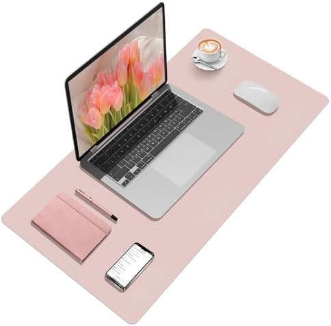 Wrist Rest Support for Mouse Pad&Keyboard Set(9×9.8 Inches, Pink)