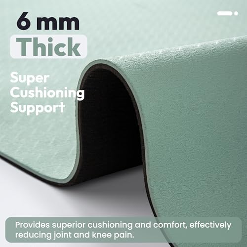 Umineux Non Slip Yoga Mat 72"x24" Exercise & Fitness Mat For Women and Men