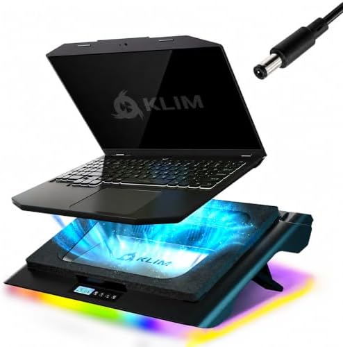 Everest Plus Laptop Cooling Pad, Turbo-Fan Up to 6300 RPM, USB DC 2 Modes