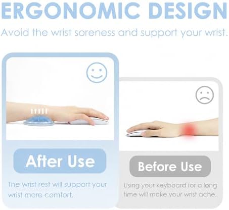 Soft Mouse Wrist Rest Pad Comfortable Cool Silicone Gel Cute
