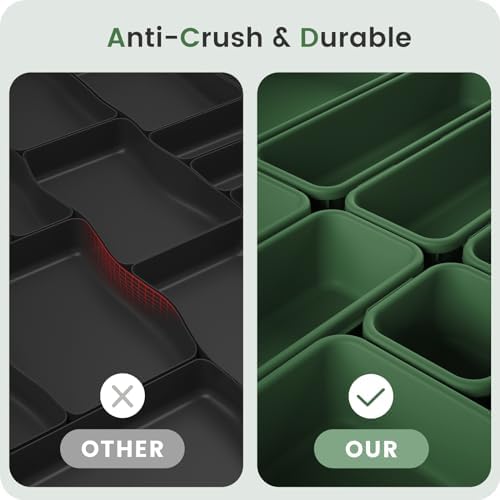 A-LuGei 【𝟓 𝐒𝐈𝐙𝐄 Tool Box Organizer Tray Divider Set Drawer Organizer