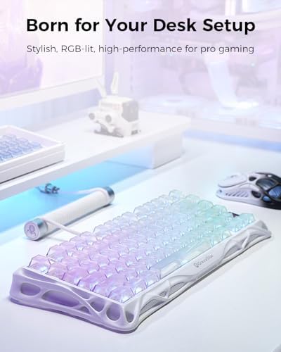 GravaStar Mercury K1 Lite 75% Wireless Mechanical Gaming Keyboard RGB